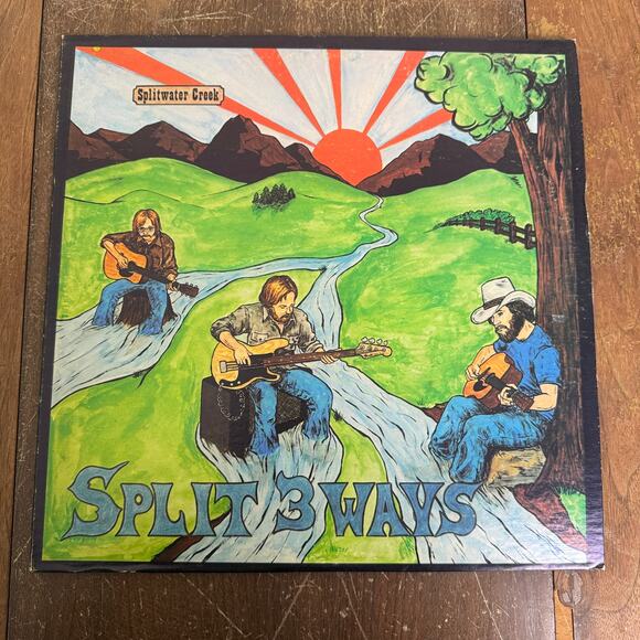 Saltwater Creek Split 3 Ways 1980 LP Vinyl Record Folk Country Music - Picture 1 of 6